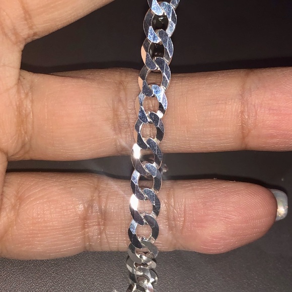 Solid not plated Cuban link chain & bracelet huge Black Friday sale! Best gift! - Picture 8 of 11
